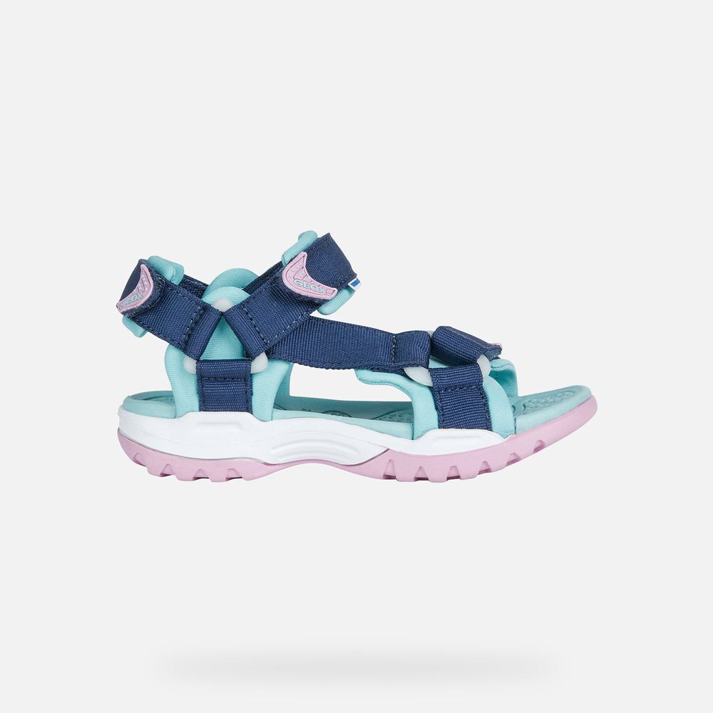 Sandalias Geox Menina Azuis - Borealis - AVETM3498